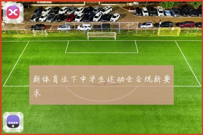 新体育法下中学生运动会合规新要求