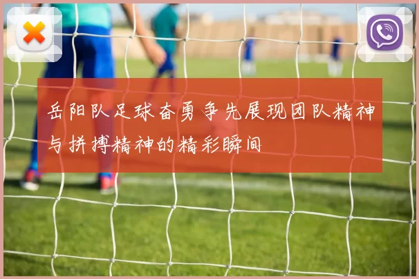 岳阳队足球奋勇争先展现团队精神与拼搏精神的精彩瞬间